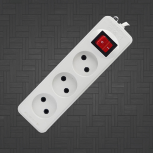 3 راهی برق با 3 پریز و کابل 3 متری