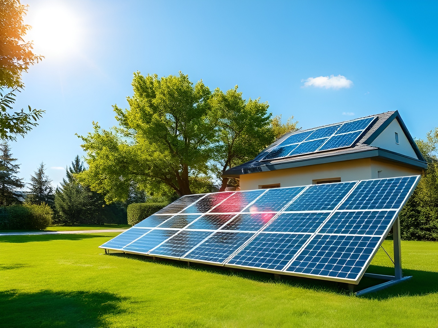 بهترین پنل خورشیدی برای باغ و ویلا با نصب اصولی و بازدهی بالا